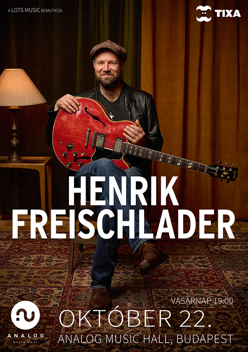 Henrik Freischlader újra az Analóg Music Hallban lépett fel – megnéztük